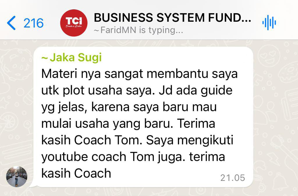 Testimoni peserta